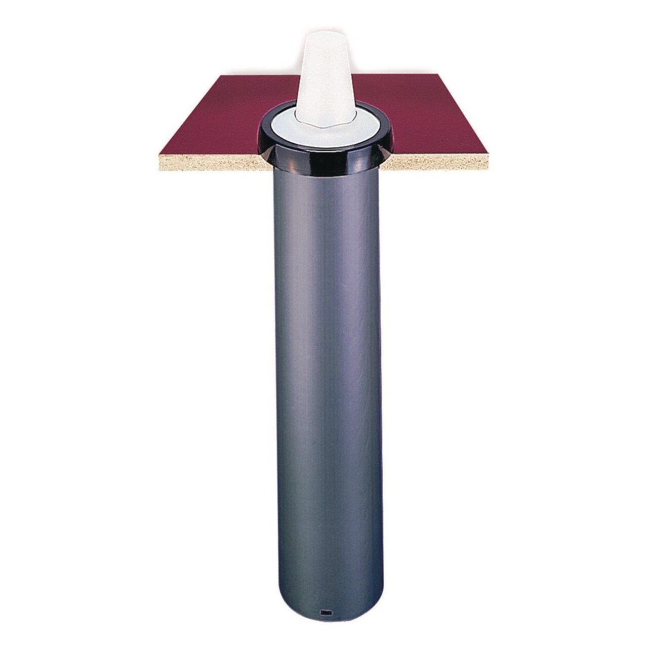 San Jamar EZ-Fit One-Size-Fits-All Cup Dispenser For 8 oz. to 46 oz. Cups - Black